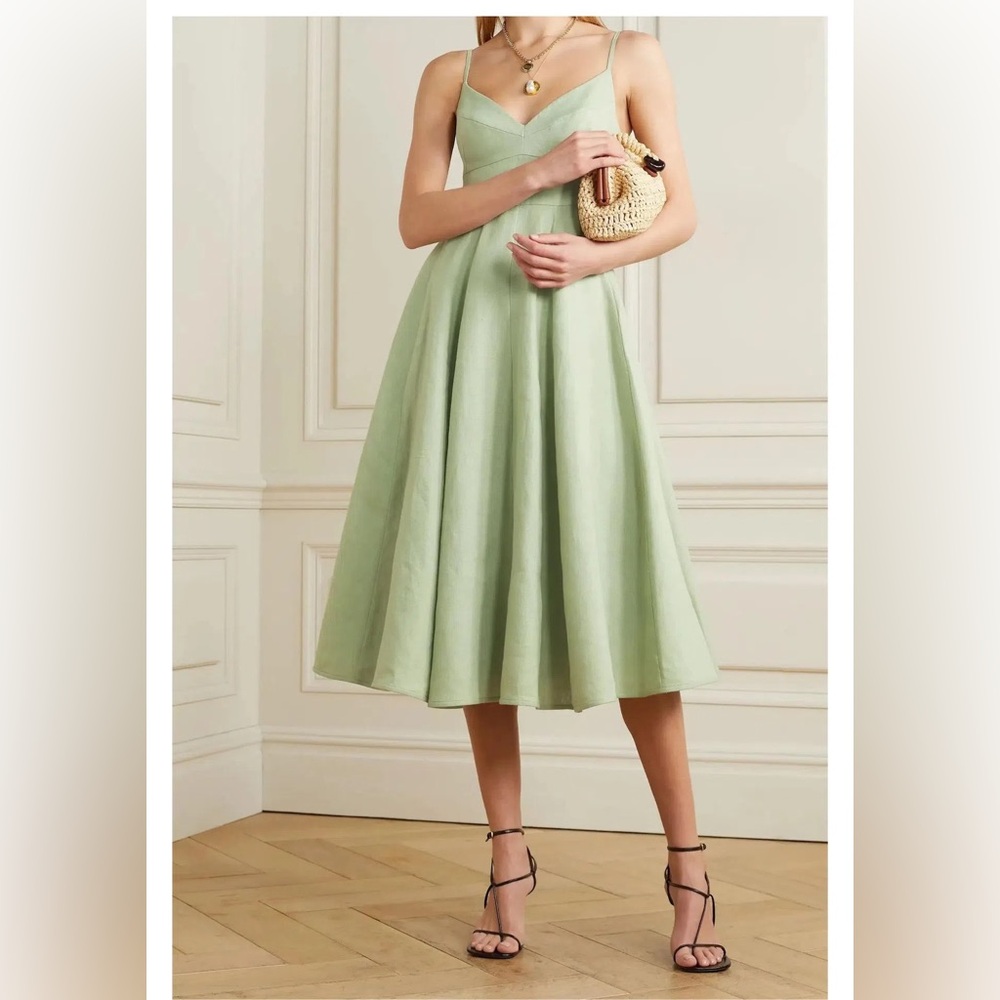 Zimmermann Sage Green Dress